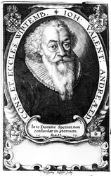 Portrait of Johann Valentine of Wurtemburg (engraved by Wolfgang Kilian)